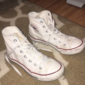 white high top Converse